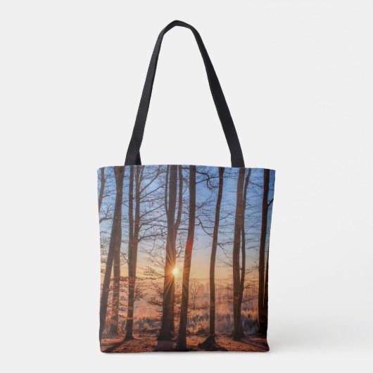Zonneharde Bossen die duurzaam zijn Tote Bag (Achterkant)