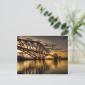 Zonnehoogte bij de brug over de spoorwegen briefkaart (Staand voorkant)