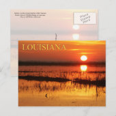 Zonnehoogte boven de kustwateren van Louisiana Briefkaart (Voorkant / Achterkant)