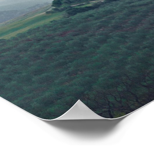 Zonnehoogte boven de verticale poster van Toscane (Hoek)