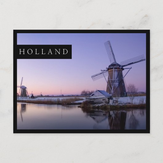 Zonnehoogte boven het briefkaart van de rand van d (Voorkant)
