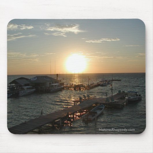 Zonnehoogte in Belize Mousepad door de Natuur Rhap Muismat (Voorkant)