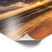 Zonnehoogte in de Surfers Paradijszee Foto Afdruk (Hoek)