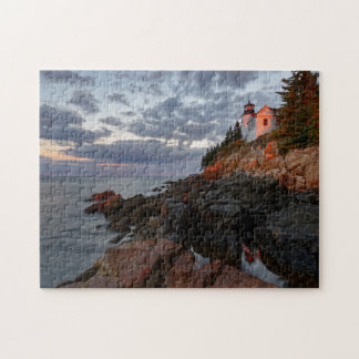 Zonnehoogte in de vuurtoren van de Bass Harbour in Legpuzzel