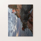 Zonnehoogte in de vuurtoren van de Bass Harbour in Legpuzzel (Verticaal)