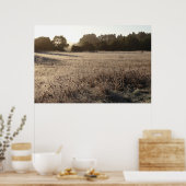 Zonnehoogte in het Beer Valley Trailhead Landscape Poster (Keuken)