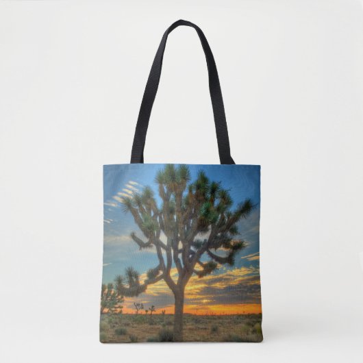 Zonnehoogte in het Nationaal Park Joshua Tote Bag (Voorkant)