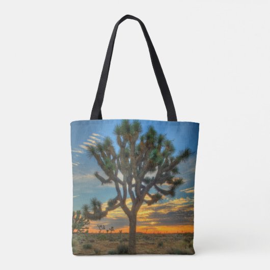Zonnehoogte in het Nationaal Park Joshua Tote Bag (Achterkant)