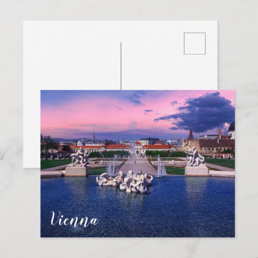 Zonnehoogte in Wenen Briefkaart (Voorkant / Achterkant)