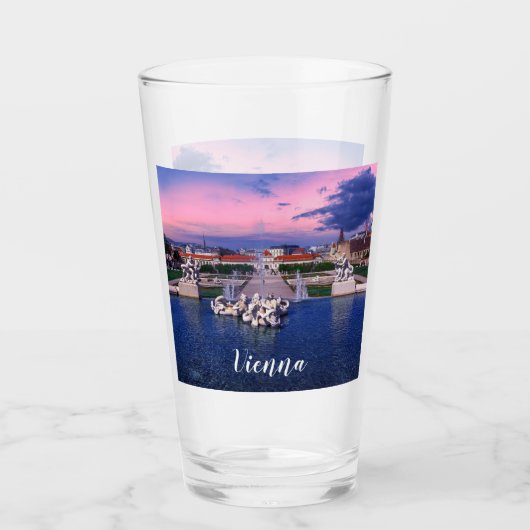 Zonnehoogte in Wenen Glas (Voorkant)