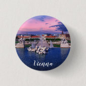 Zonnehoogte in Wenen Ronde Button 3,2 Cm (Voorkant)