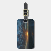 Zonnehoogte in Zee II Ocean Seascape Bagagelabel (Voorkant verticaal)