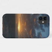 Zonnehoogte in Zee II Ocean Seascape Case-Mate iPhone Case (Achterkant (horizontaal))