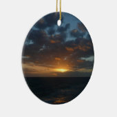 Zonnehoogte in Zee II Ocean Seascape Keramisch Ornament (Rechts)