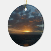 Zonnehoogte in Zee II Ocean Seascape Keramisch Ornament (Links)