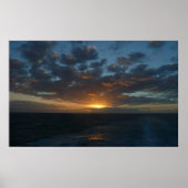 Zonnehoogte in Zee II Ocean Seascape Poster (Voorkant)