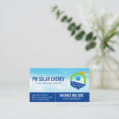 Zonnehuis Energie | Lucht Visitekaartje (Staand voorkant)