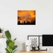 Zonnehuis in de Sierras Poster (Thuiskantoor)