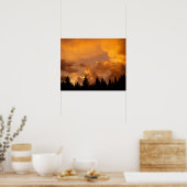 Zonnehuis in de Sierras Poster (Keuken)