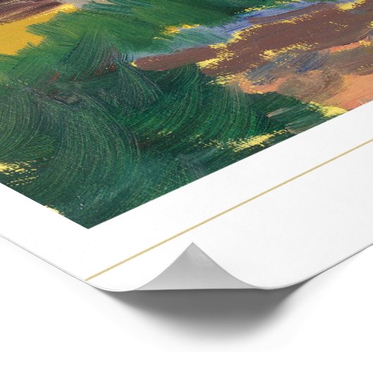 Zonnehuisdruk Poster (Hoek)