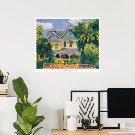 Zonnehuisdruk Poster (Thuiskantoor)