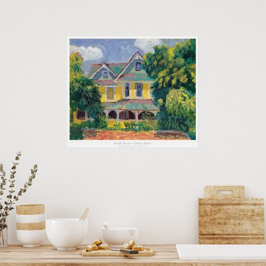 Zonnehuisdruk Poster (Keuken)