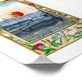 zonneillustratie poster (Hoek)