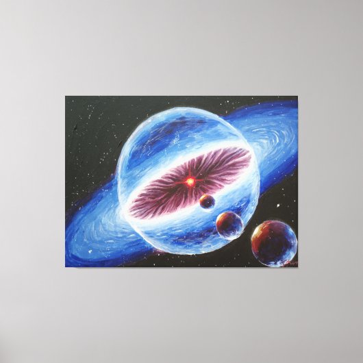 Zonneinstallatie Canvas Afdruk (Voorkant)