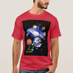 Zonneinstallatie Funny Planet Space Geek T-shirt