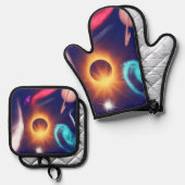 Zonneinstallatie Ovenwant & Pannenlap Set (Voorkant / Achterkant)