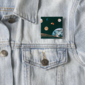 Zonneinstallatie Vierkante Button 5,1 Cm (In situ)