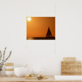 Zonnejacht Poster (Keuken)