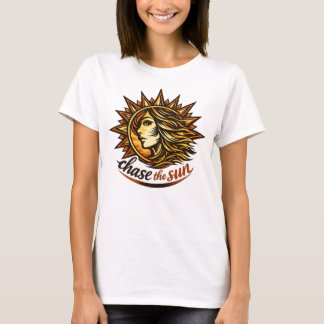 Zonnejager Vrouw Innerlijk Licht Vrijheid Vrouweli T-shirt