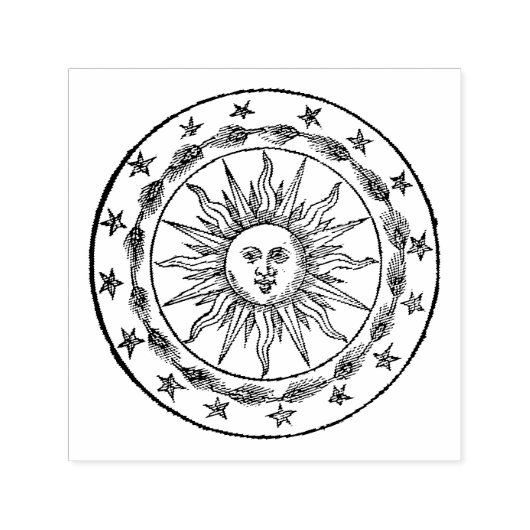 Zonnejas van wapens.  zelfinktende stempel (Design)