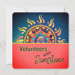 Zonnekaart voor vrijwilligers