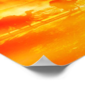 Zonnekamelekaravaanposter Poster (Hoek)