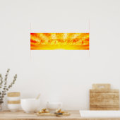 Zonnekamelekaravaanposter Poster (Keuken)