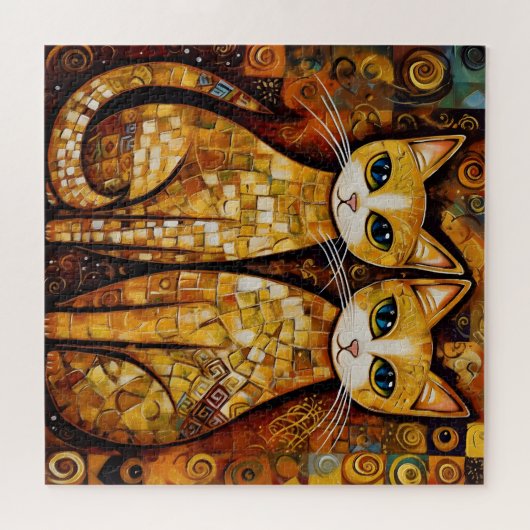 Zonnekatten Legpuzzel (Horizontaal)