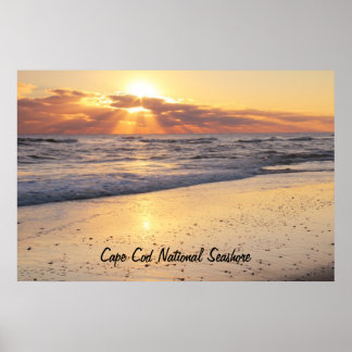 Zonnekcape Nationale Seashore Poster