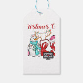 Zonnekerstbemanning Cadeaulabel (Voorkant)