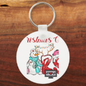 Zonnekerstbemanning Sleutelhanger (Voorkant)