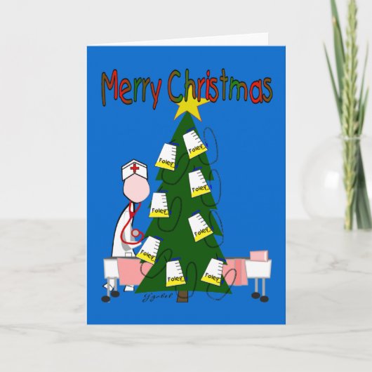 Zonnekerstontwerp "Kerst mooi" Feestdagen Kaart (Voorkant)