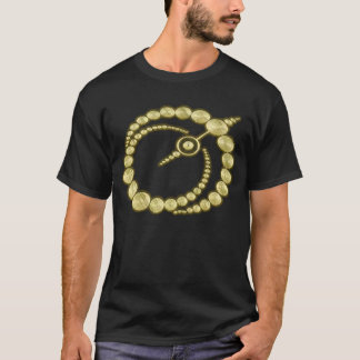 Zonnekfietsen met snijcirkel t-shirt