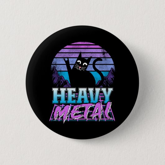 Zonnekkatteproef met zware metalen Retrogolf Ronde Button 5,7 Cm (Voorkant)