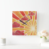 Zonnekklok Vierkante Klok (Huis)