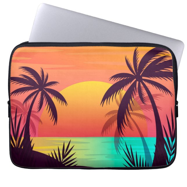 Zonneklaphoes Laptop Sleeve (Voorkant)