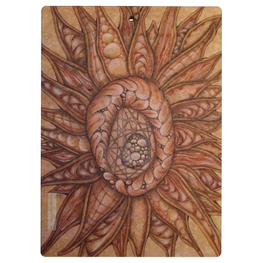 Zonneklapklembord Klembord (Achterkant)