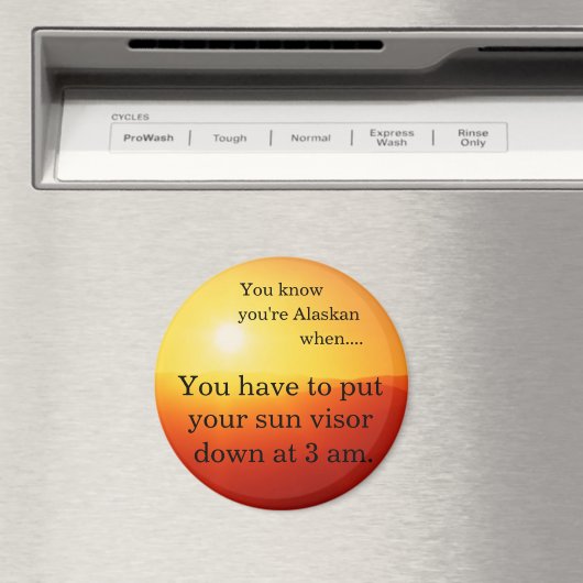 Zonneklep om 3 uur 's ochtends. magneet (Insitu (Vaatwasser))