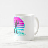 zonnekleppen met retro koffiemok (Voorkant rechts)