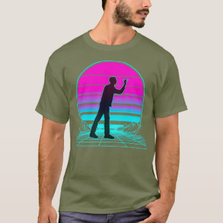 zonnekleppen met retro t-shirt